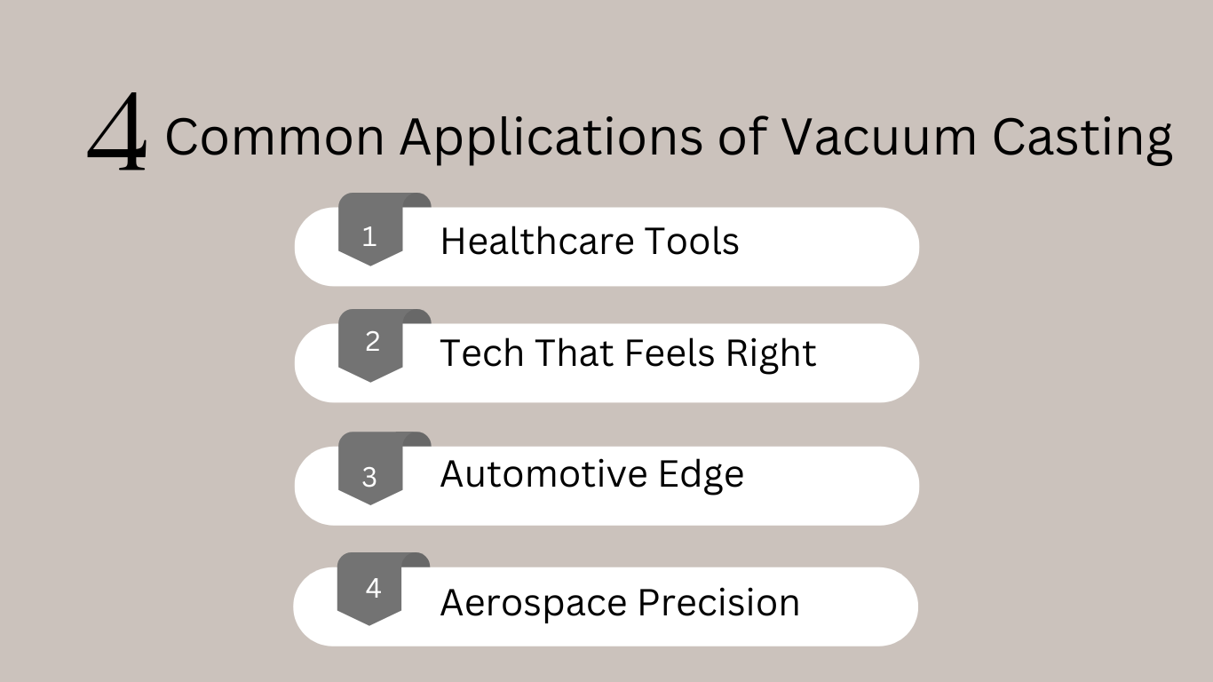 applications for vacuum casting