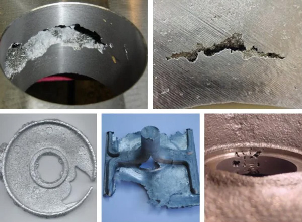 Metal casting defects